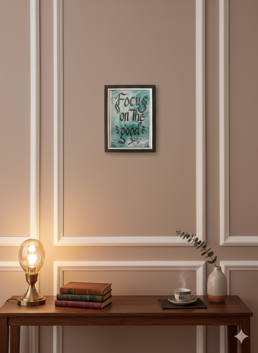 Wall Motovational Frame - Focus on the good