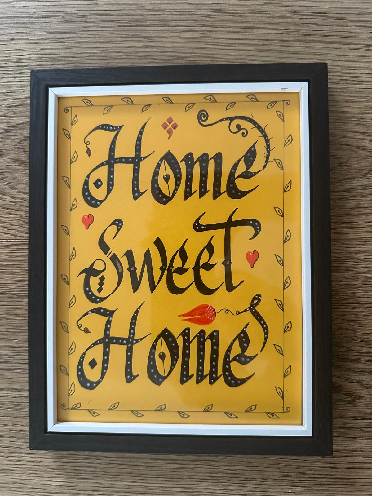 Family Quote Frame - Home Sweet Home