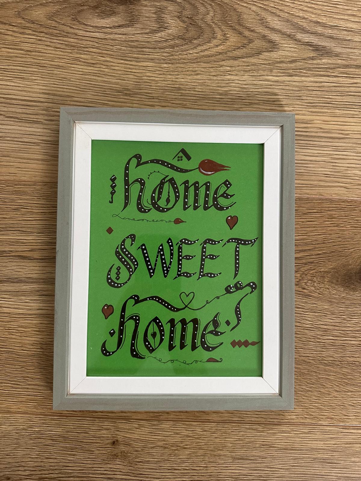 Family Quote Frame - Home Sweet Home