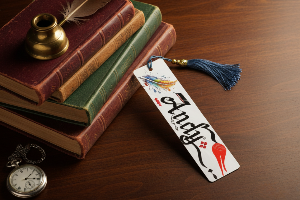 Personalized Calligraphy Bookmark